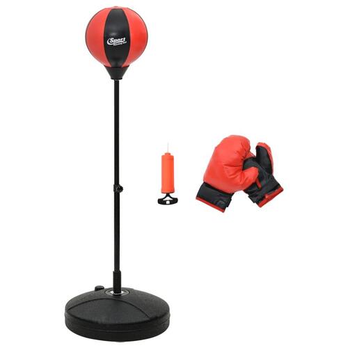Boksebold på stativ m. handsker og pumper 81-22 cm