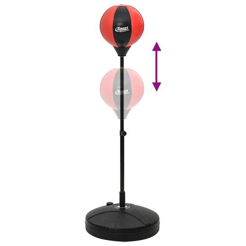 Boksebold på stativ m. handsker og pumper 81-22 cm