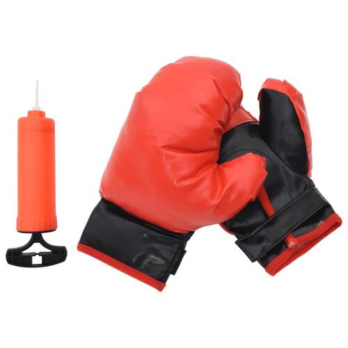 Boksebold på stativ m. handsker og pumper 81-22 cm