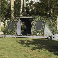 4-personers campingtelt vandafvisende camouflage
