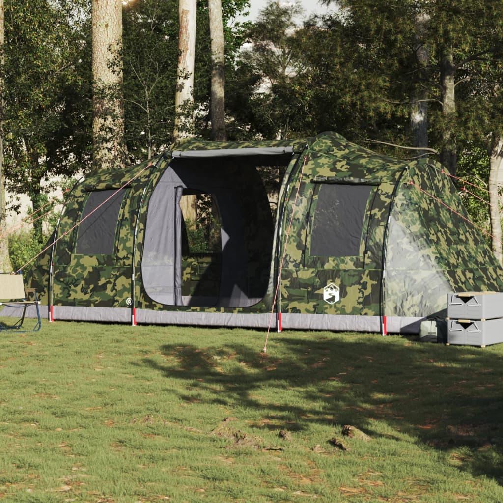 4-personers campingtelt vandafvisende camouflage