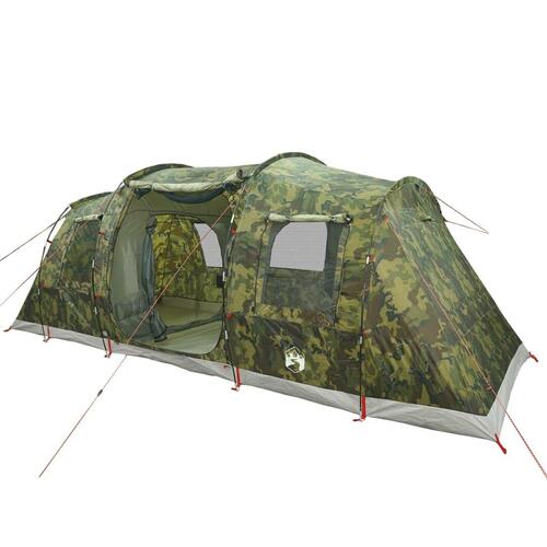 4-personers campingtelt vandafvisende camouflage