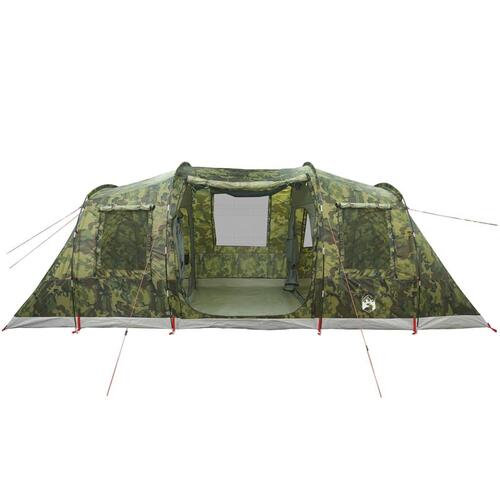 4-personers campingtelt vandafvisende camouflage