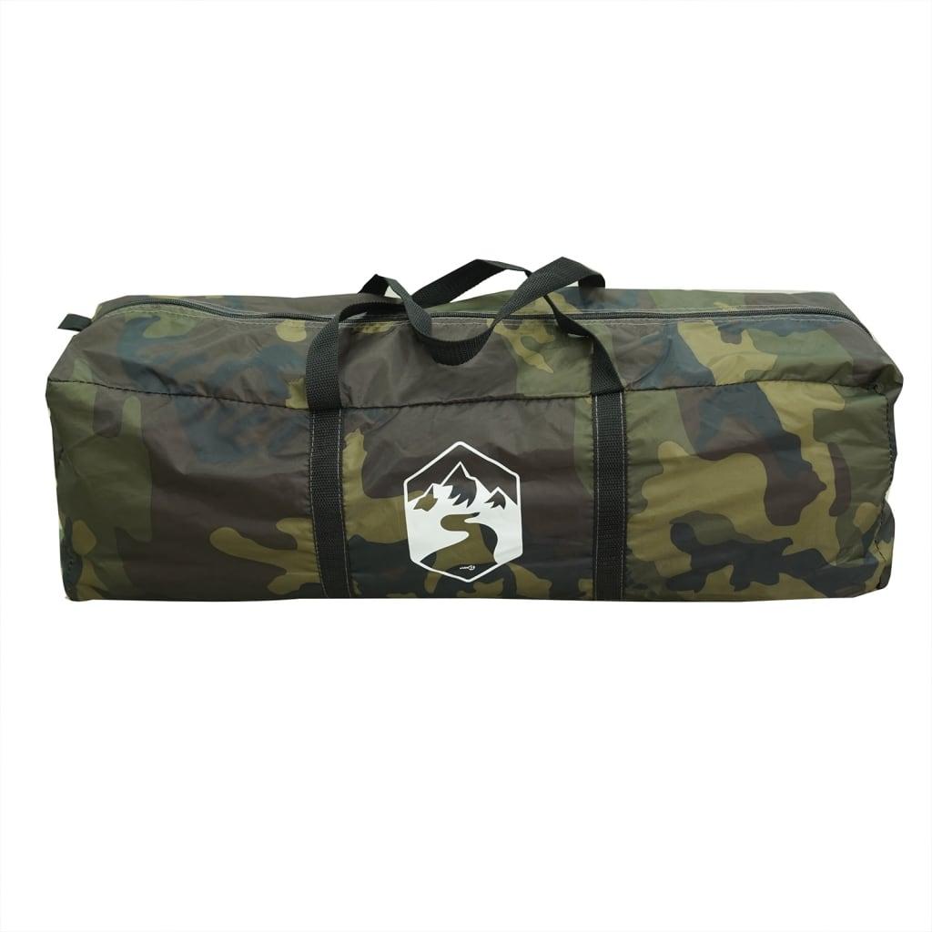 4-personers campingtelt vandafvisende camouflage