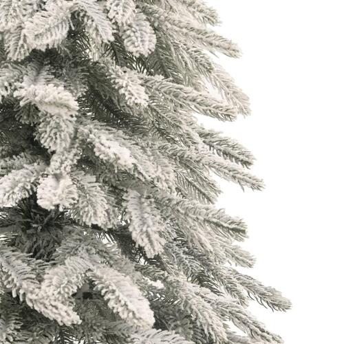 Kunstigt juletræ med sne 180 cm