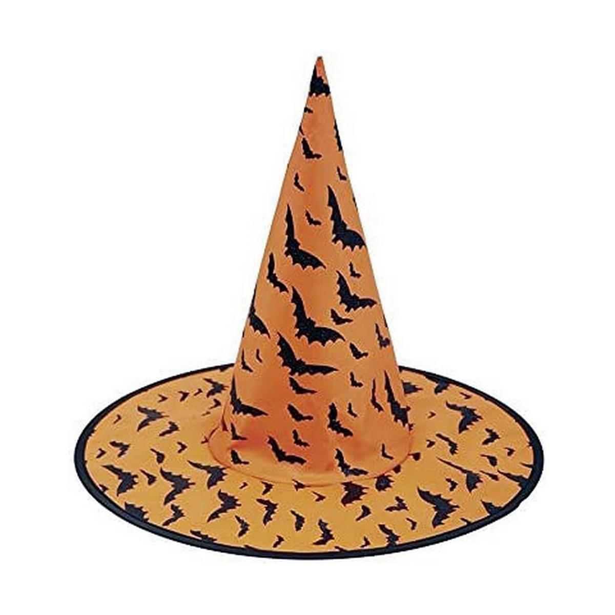 Halloween hat - heks S, multifarvet