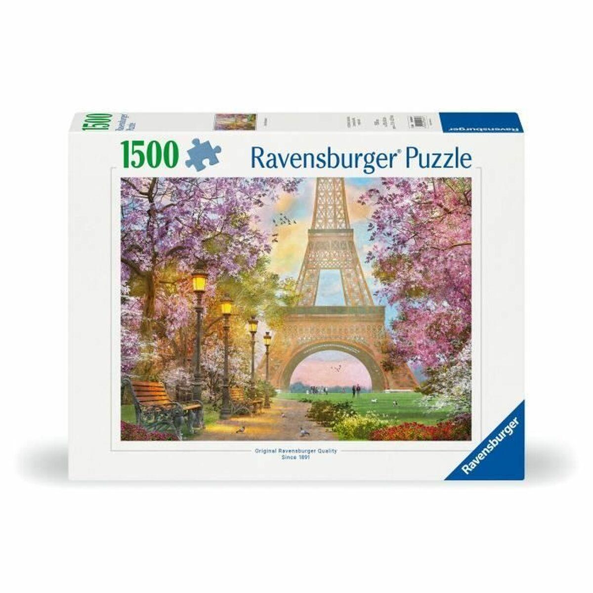 Ravensburger puslespil - Eiffeltårnet, 1.500 brikker