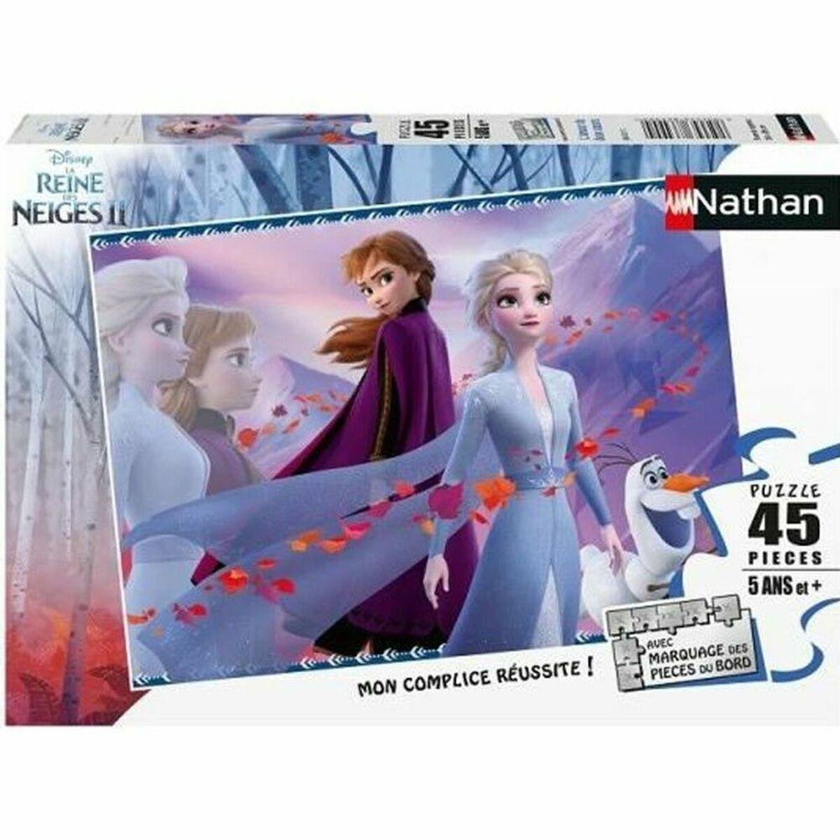 Nathan puslespil - Frozen 2, 45 brikker (5+ år)