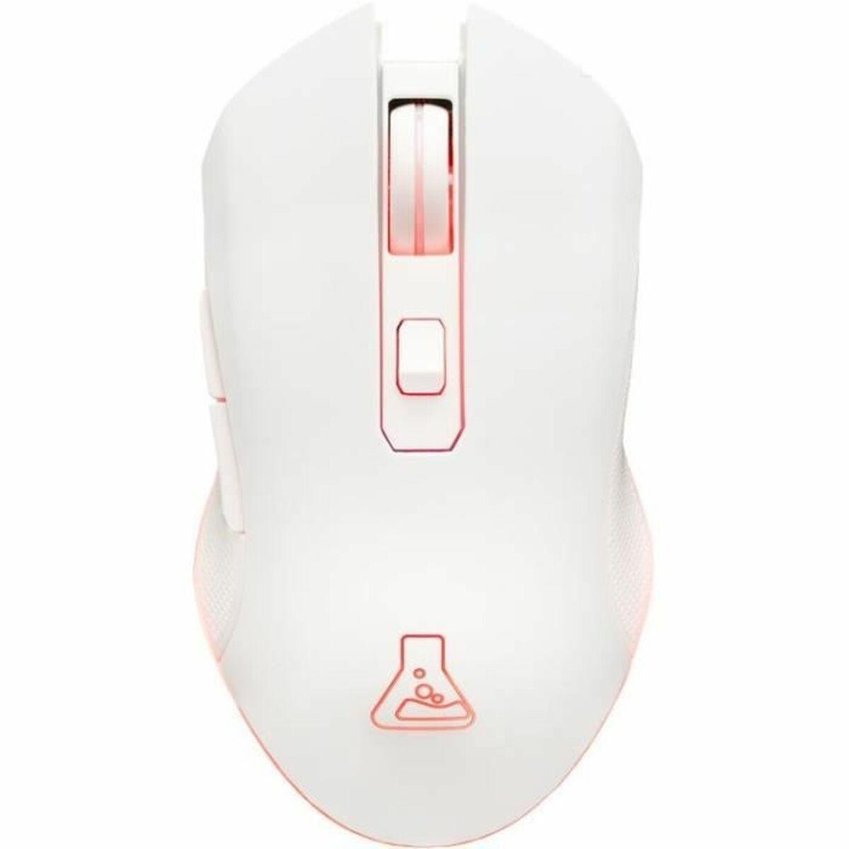 The G-Lab KULT Helium - trådløs gamingmus (hvid/sort)