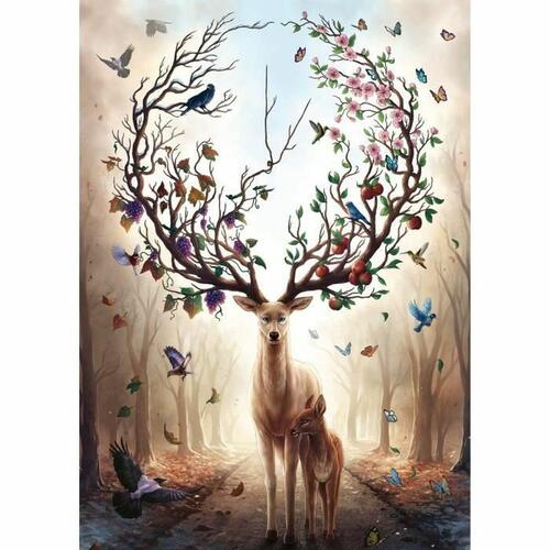 Puslespil Ravensburger magic deer