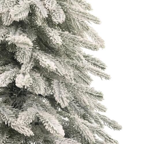 Kunstigt juletræ med sne 150 cm