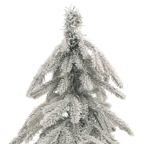 Kunstigt juletræ med sne 150 cm