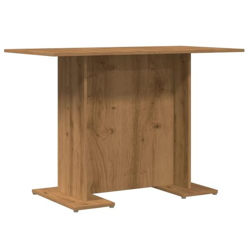 Spisebord 110x60x75 cm konstrueret træ kunsteg