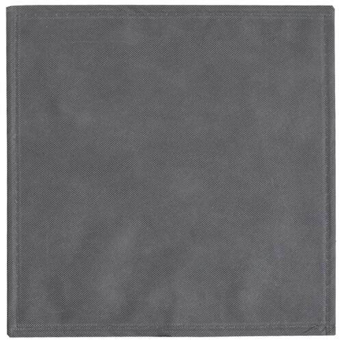 Opbevaringskasser 4 stk. 32x32x32 cm foldbare stof grå