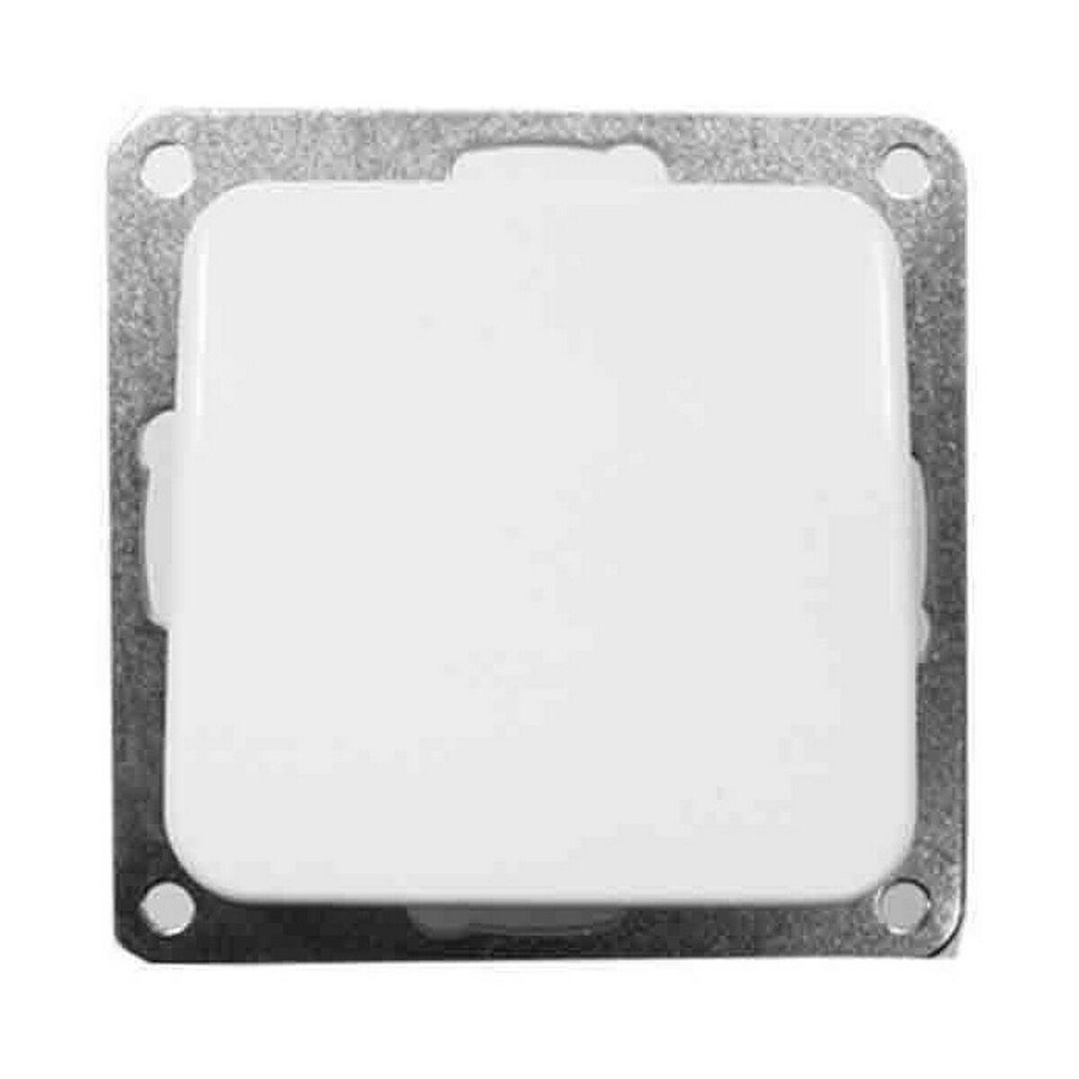 EDM Product stikkontakt 65302, indbygget 7 × 7 × 4 cm, hvid