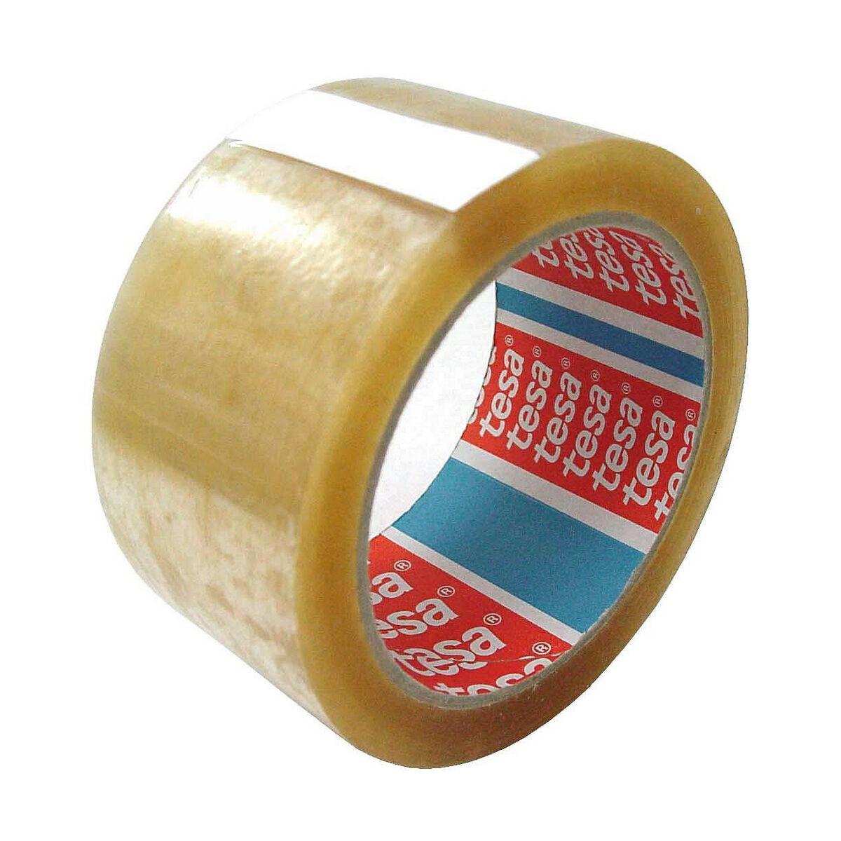 TESA pakketape - gennemsigtig 50 mm x 66 m