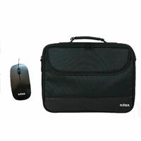 Laptop og musetaske Nilox NXMOS5156BK 15,6"
