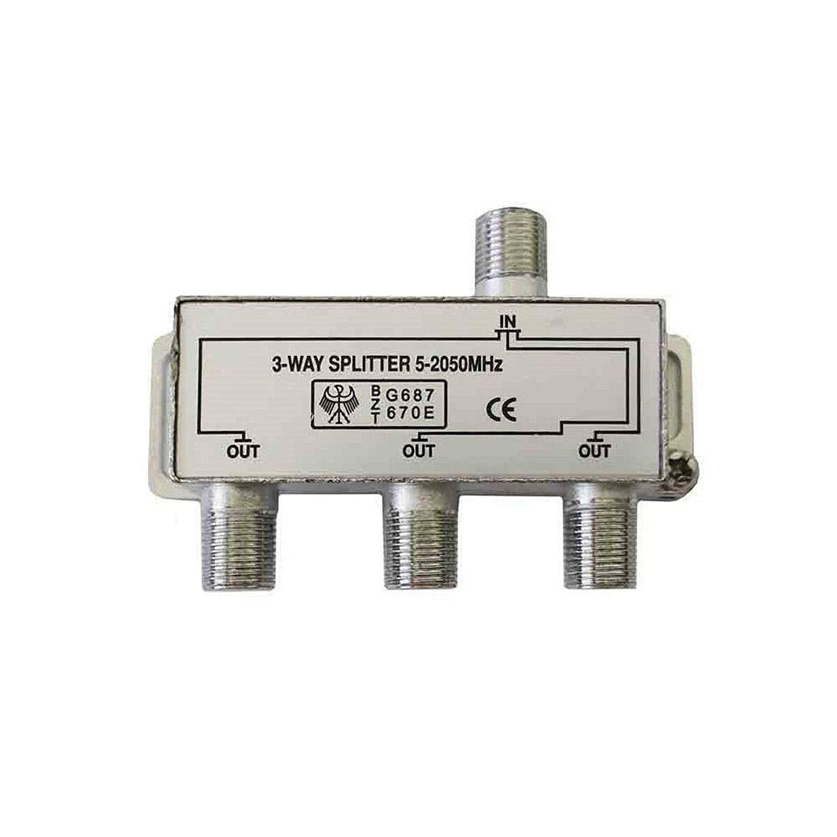 EDM Product Separator E50031 - 3-vejs splitter, 5-2.050 MHz