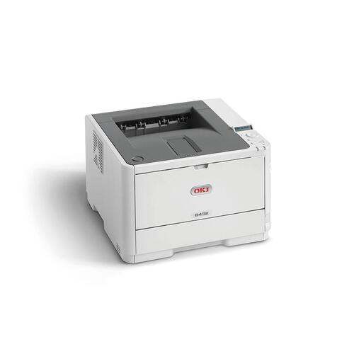 OKI B432dn laserprinter - sort/hvid A4 med duplex