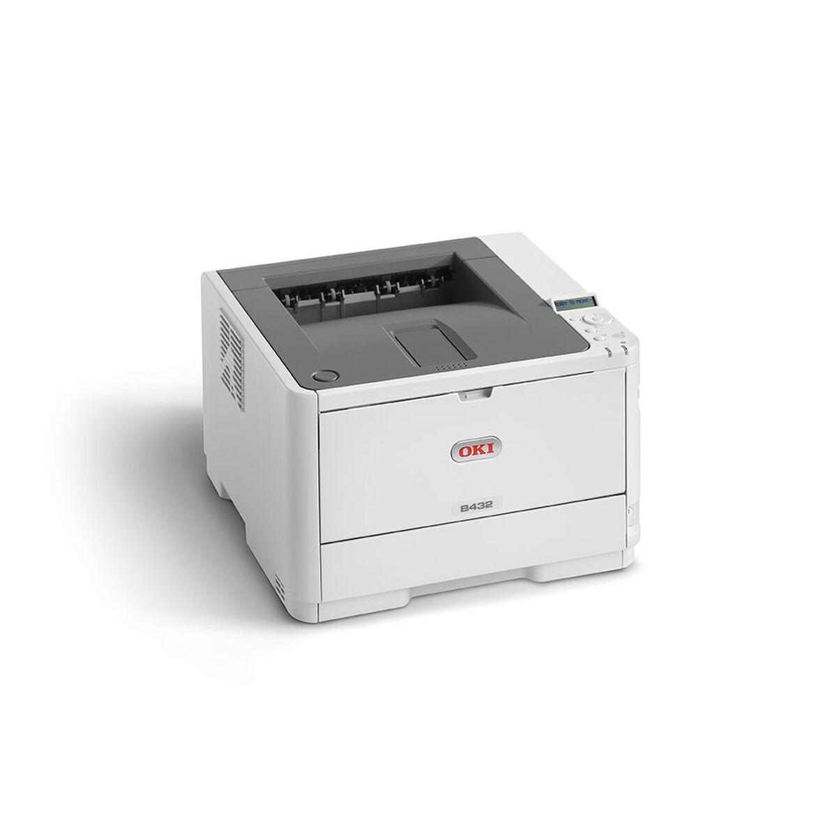OKI B432dn laserprinter - sort/hvid A4 med duplex