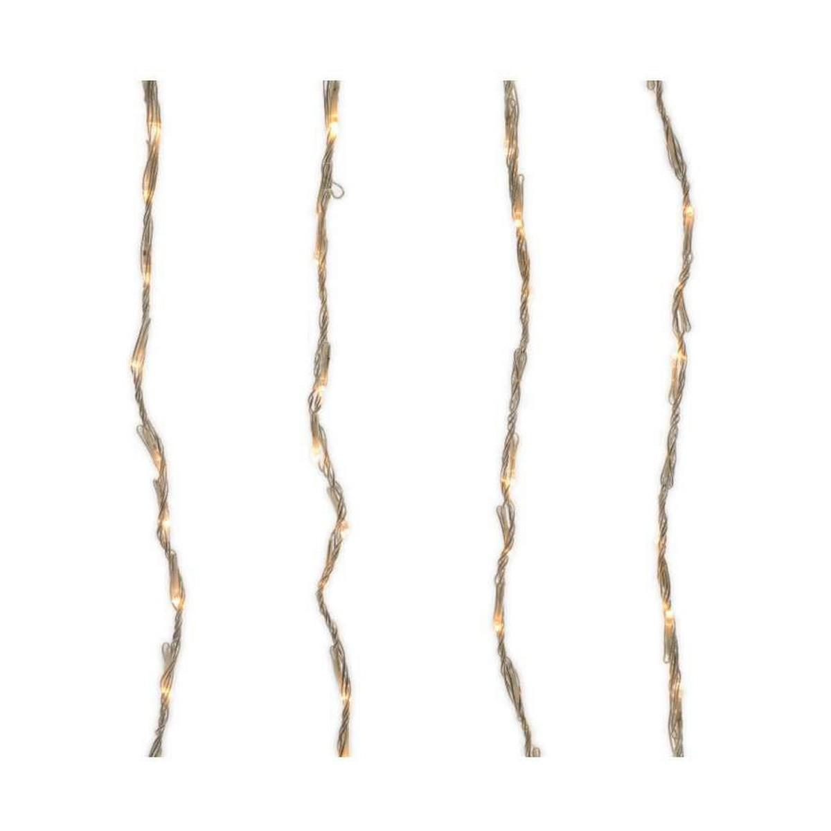 LED lyskæde gardin Lumineo gennemsigtig 2 × 1 m