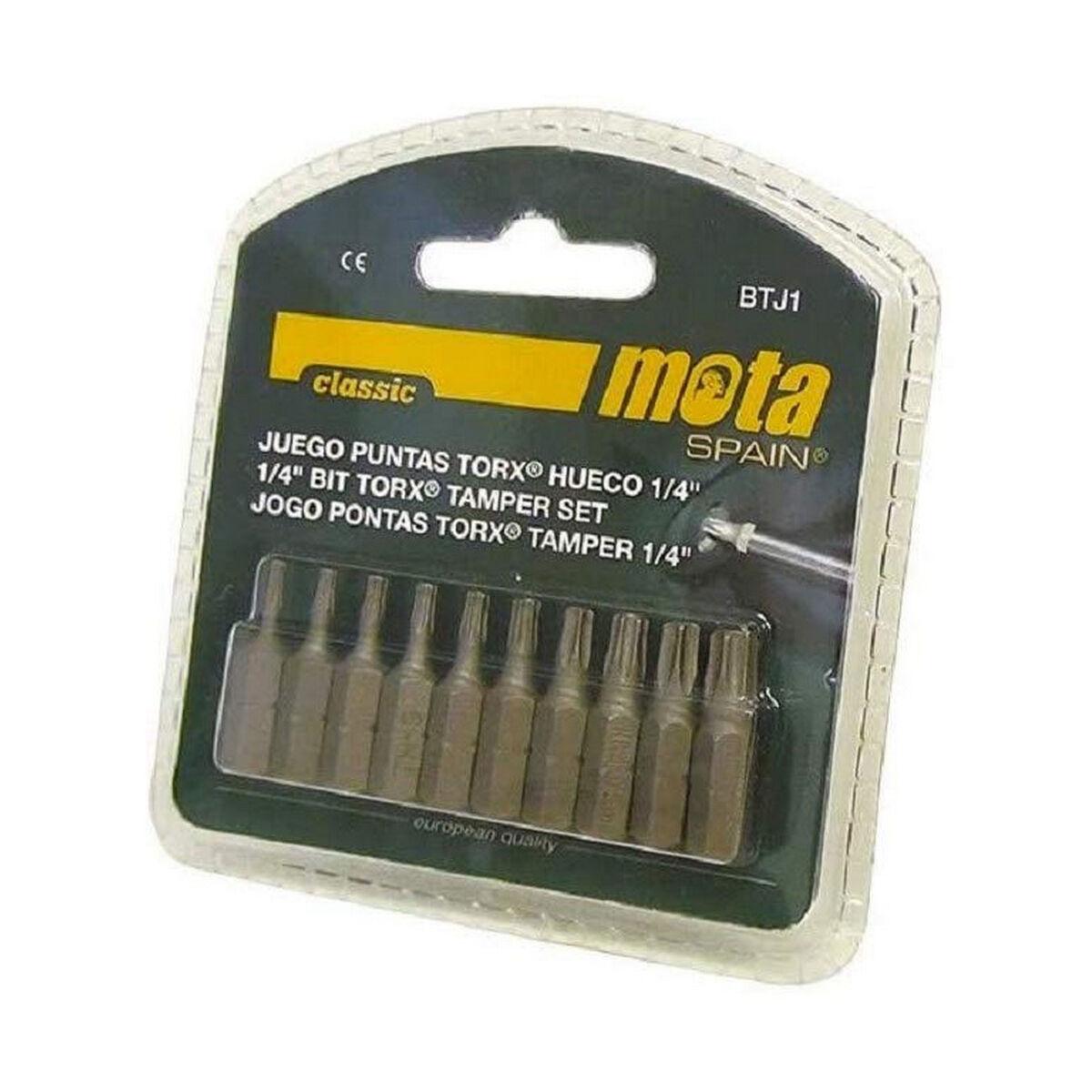 Mota bit-sæt Torx 1/4" - 25 mm (10 stk.)