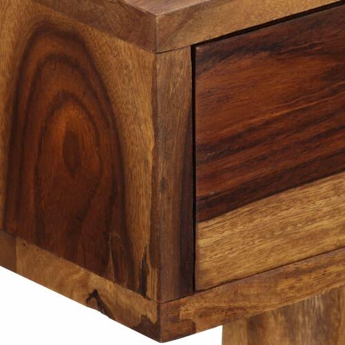 Skrivebord 110 x 55 x 76 cm massivt sheeshamtræ