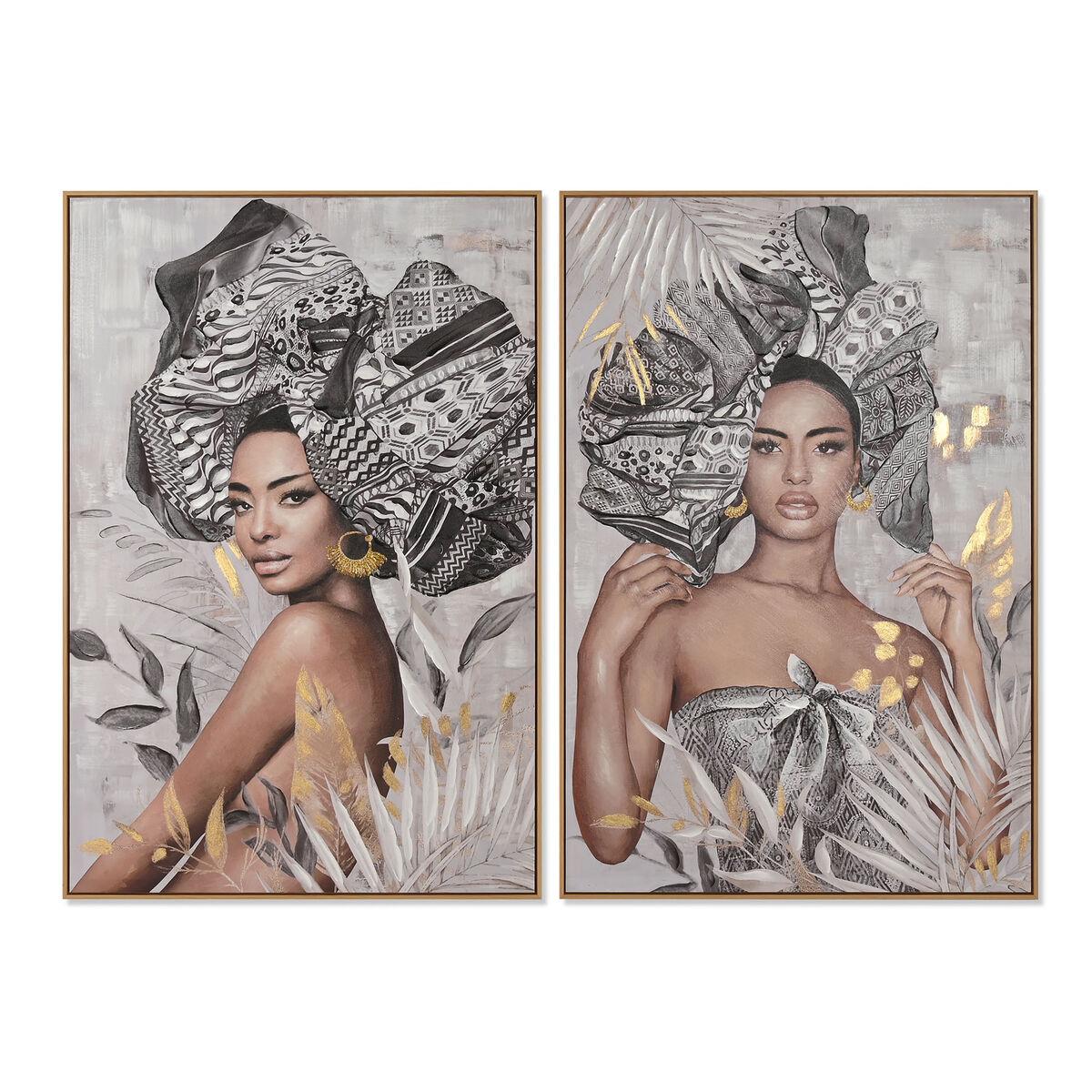 Lærred - håndmalet vægkunst, kolonistil, 80 × 120 cm