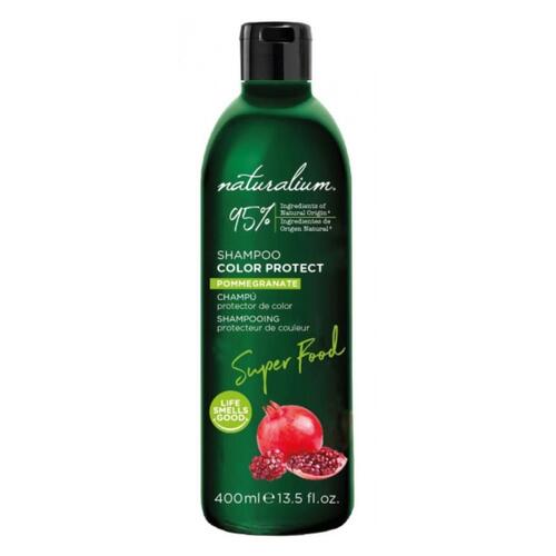 Shampoo til farvebevaring Naturalium Super Food Granatæble 400 ml