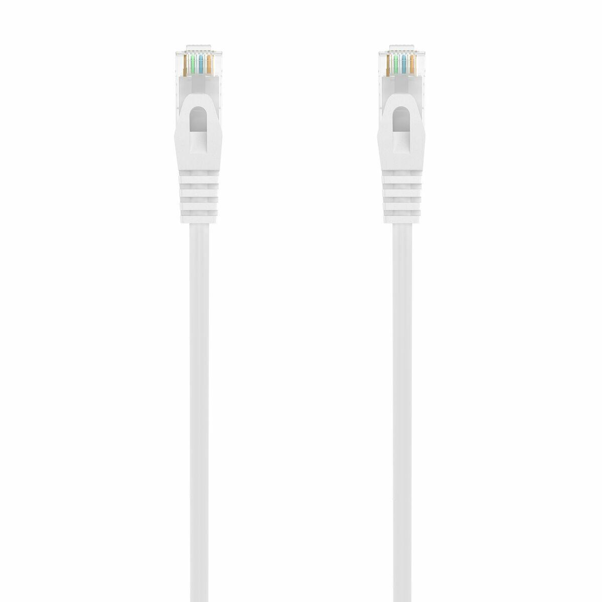 Kategori 6 Hard UTP RJ45 kabel Aisens A145-0597 Hvid Sort 3 m