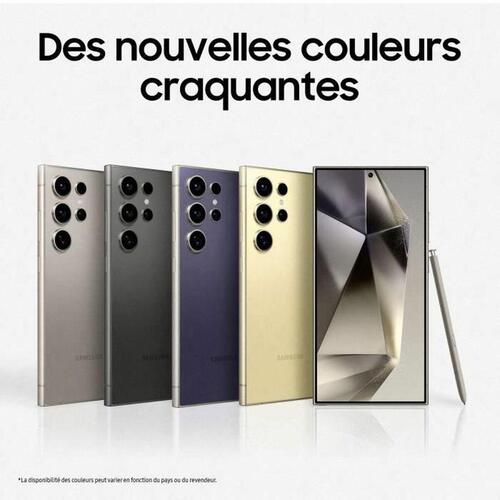 Smartphone Samsung 12 GB RAM 256 GB Gul