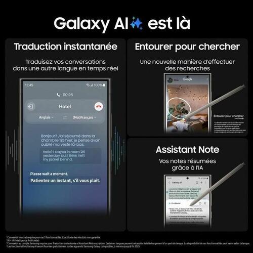 Smartphone Samsung 12 GB RAM 256 GB Gul