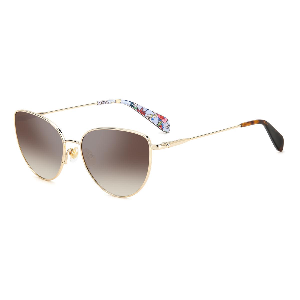 Kate Spade HAILEY-G-S-J5GF5NQ solbriller til kvinder - Ø 55 mm, gylden/brun
