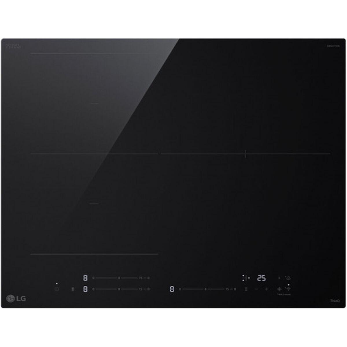 LG induktionskogeplade - stilren sort glas