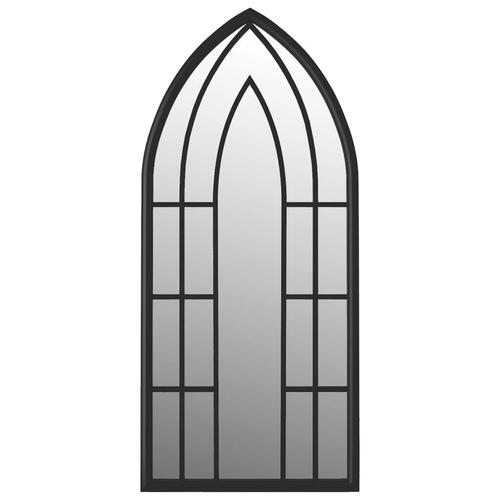 Spejl 100x45 cm jern sort