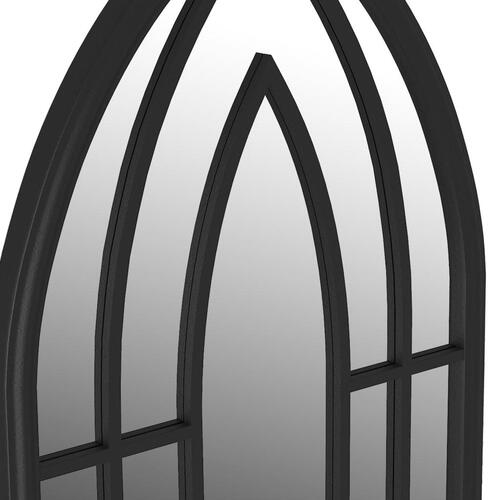 Spejl 100x45 cm jern sort