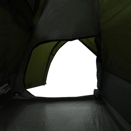 2-personers campingtelt vandafvisende kuppel olivengrøn