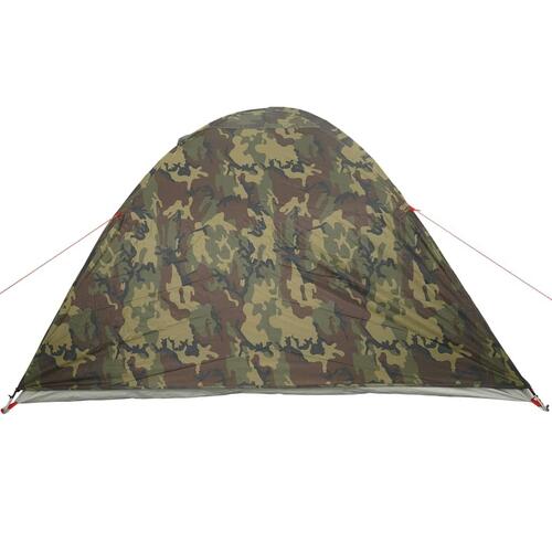 3-personers campingtelt vandafvisende kuppel camouflage