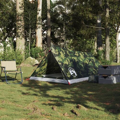 2-personers campingtelt vandafvisende camouflage