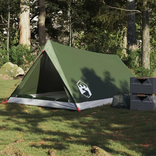 2-personers campingtelt vandafvisende olivengrøn