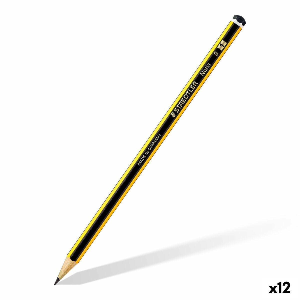Staedtler Noris 120-1 blyant B, sekskantet - 12 stk.