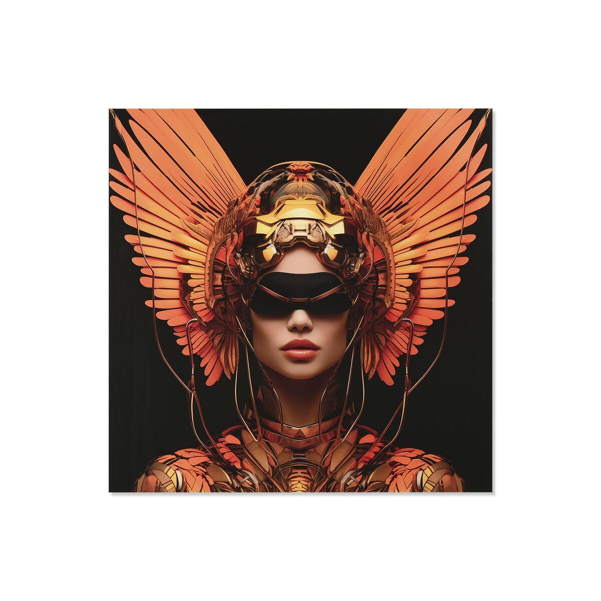 Maleri i hærdet glas - 120 x 120 cm