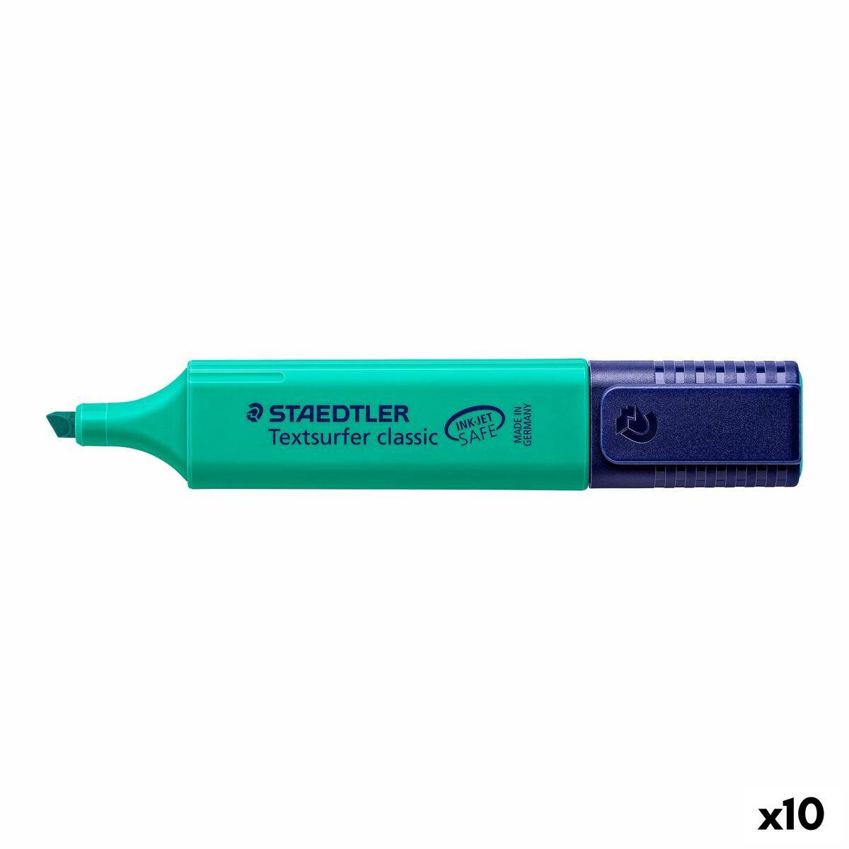 Staedtler Textsurfer Classic overstregningstus, turkisblå - 10 stk. billede