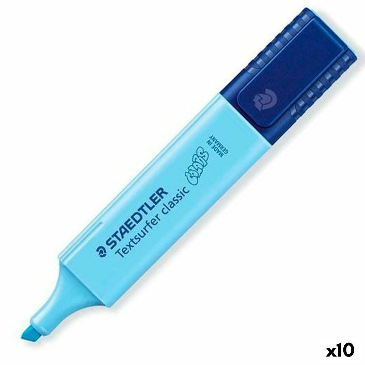 Staedtler Textsurfer Classic overstregningstuscher - Vintage himmelblå, 10-pak