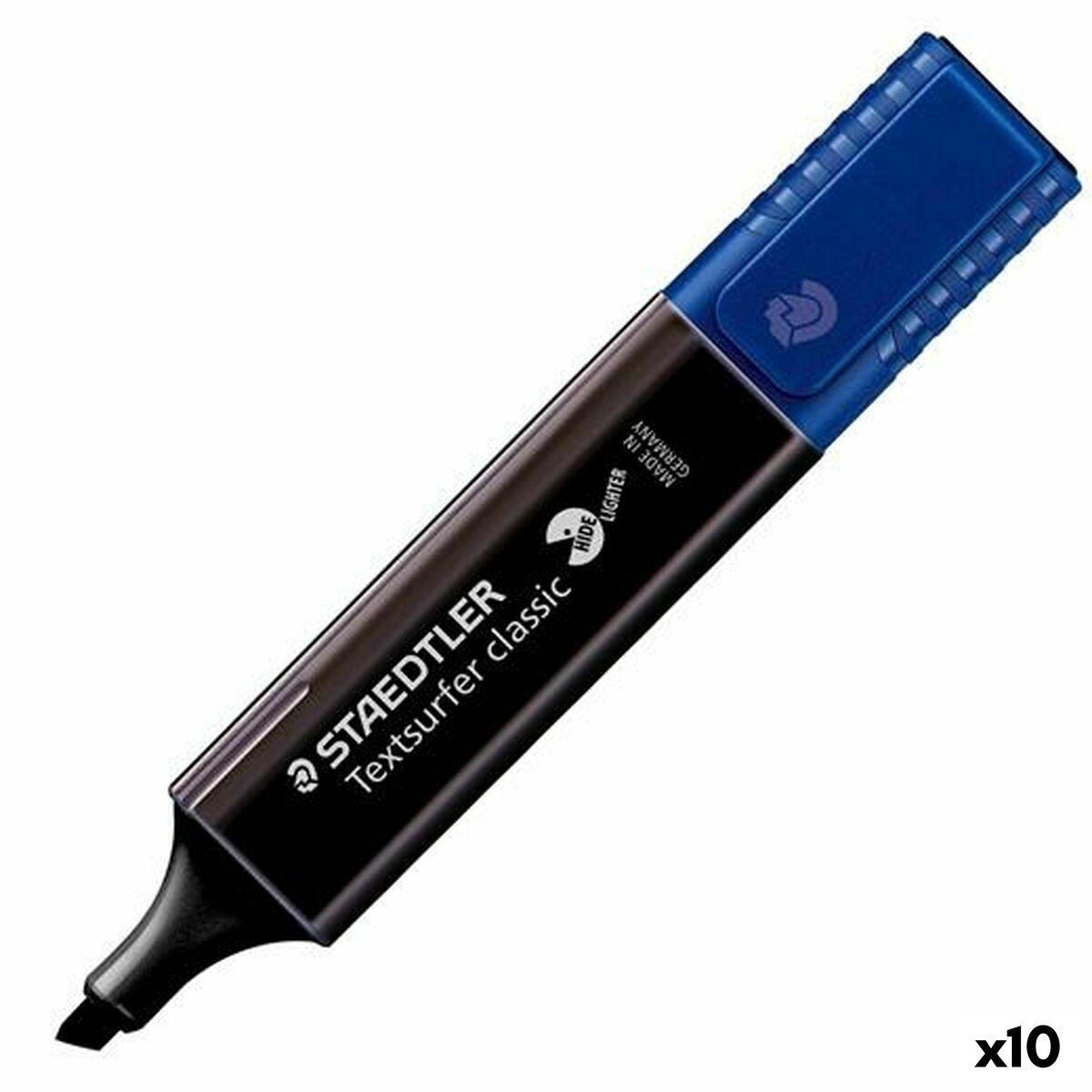 Staedtler Textsurfer Classic marker - sort, 10 stk.