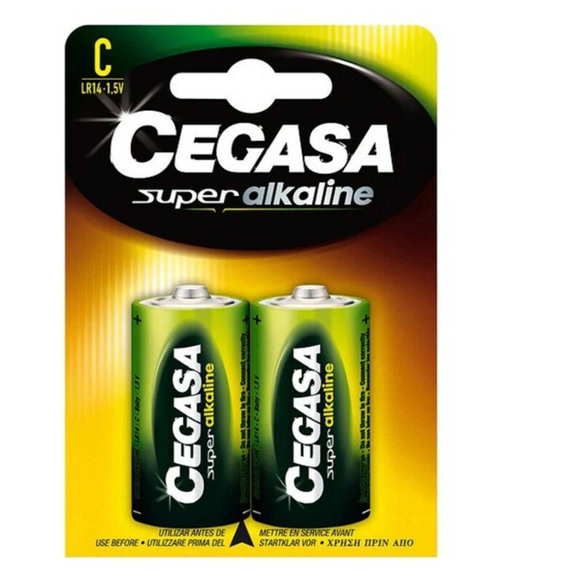 Cegasa alkalinebatterier C LR14 1,5 V - 2 stk.