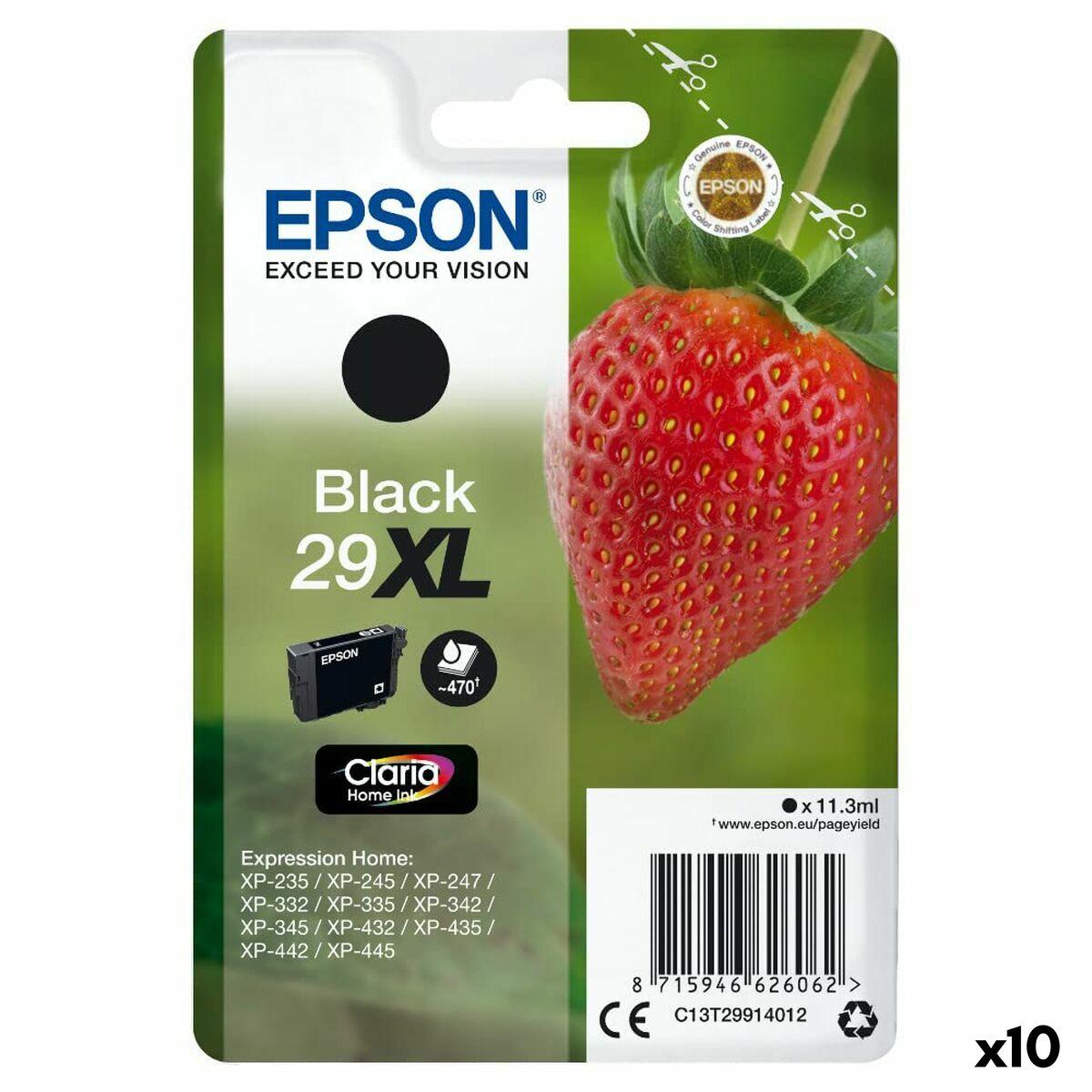 Epson 29 XL sort - original blækpatron (10-pak)