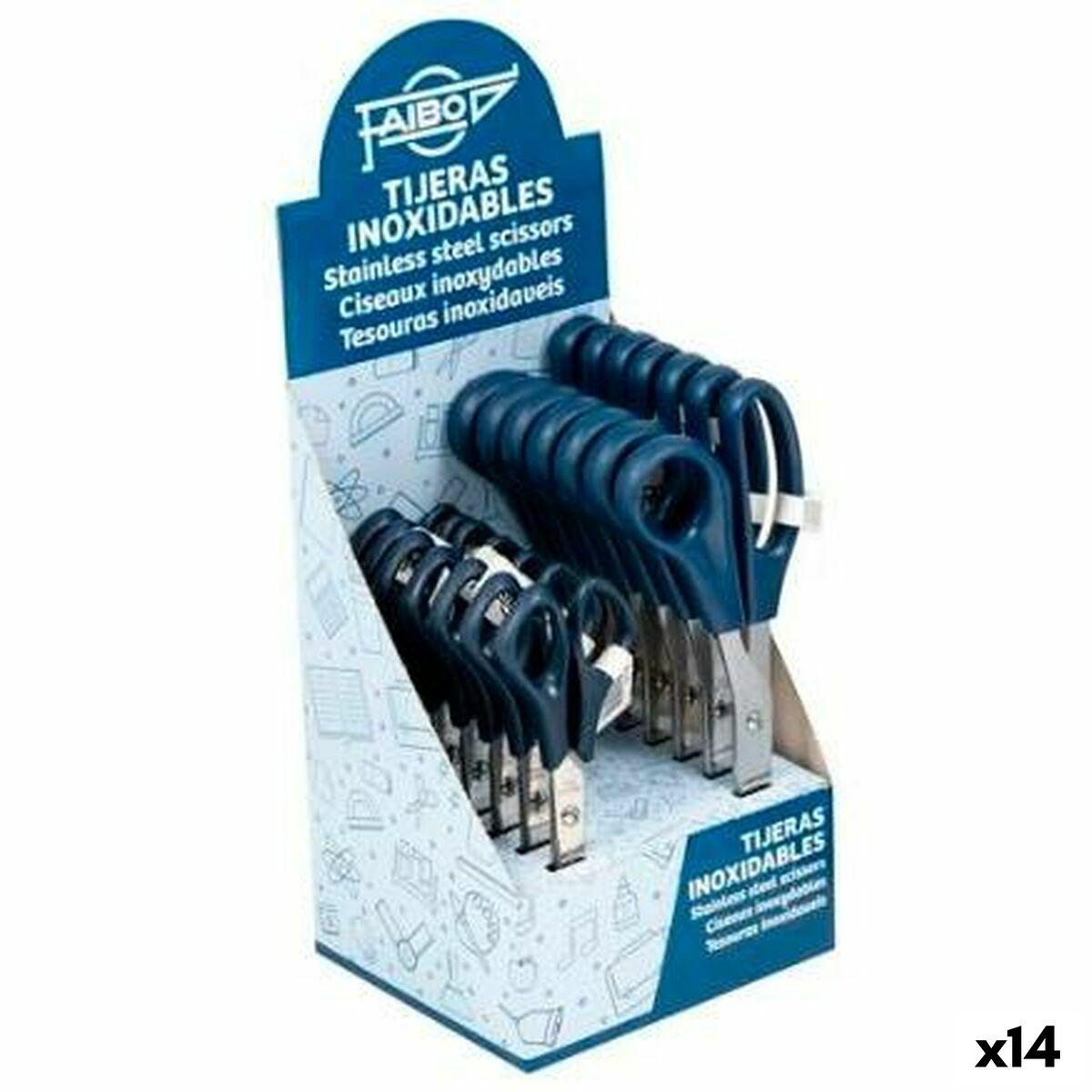 Faibo T1600 & T2100 sakse - blå, rustfrit stål, 21 cm & 16 cm (14 stk.)