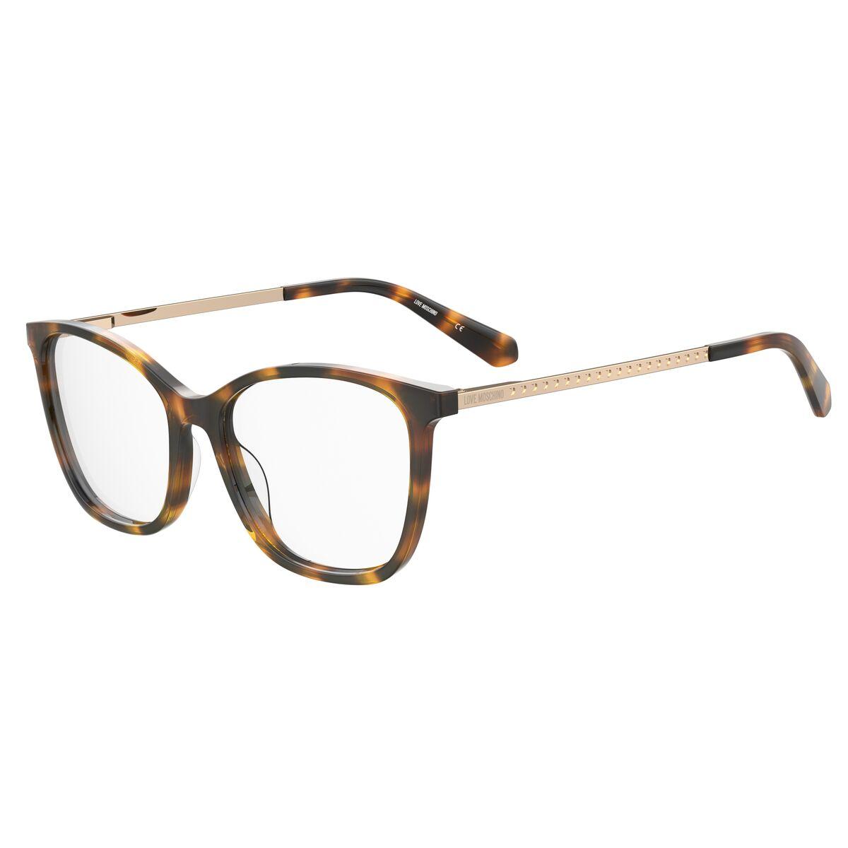 Love Moschino MOL622-086F416 brillestel - brun, ø 54 mm