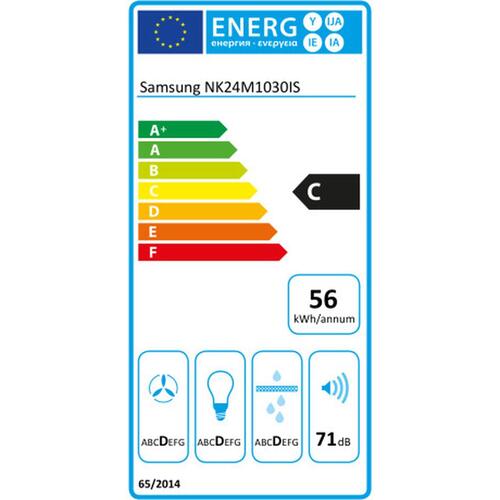 Konventions-emhætte Samsung NK24M1030ISUR Stål